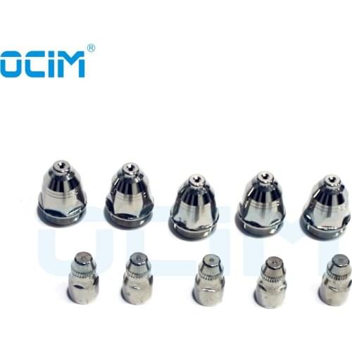 10PCS Electrode 10PCS Plasma Welding Tip Nozzle P80 Cutting Tools Consumables