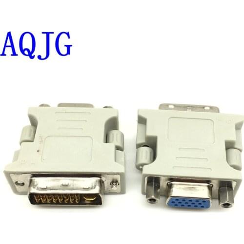 1080P DVI 24+5 Male to VGA Female Converter DVI to VGA adapter Video Converter Adapter Plug for HDTV LCD DVD Computer Projector