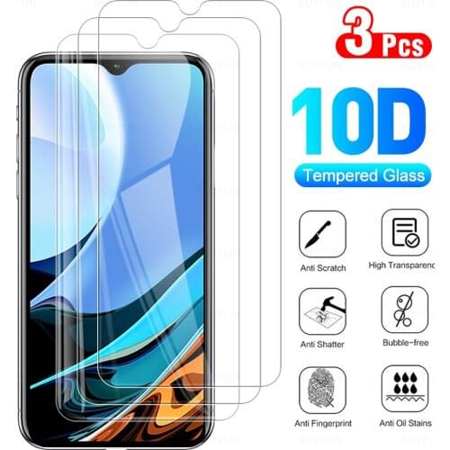 3pcs Readmi 9T Case Tempered Glasses HD Anti-scratch Protect Phone Film For Xiaomi Redmi 9T 9 T 6.53" Screen Protectors Glass