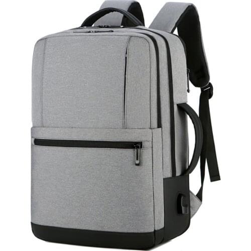 Large-Volume-Expanding Travel Backpack New Style USB Multi-functional Waterproof Business Mens Laptop Backpack