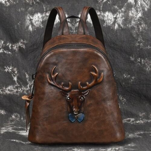 Мужские кожаные рюкзаки HAOSHUAI China At AliExpress