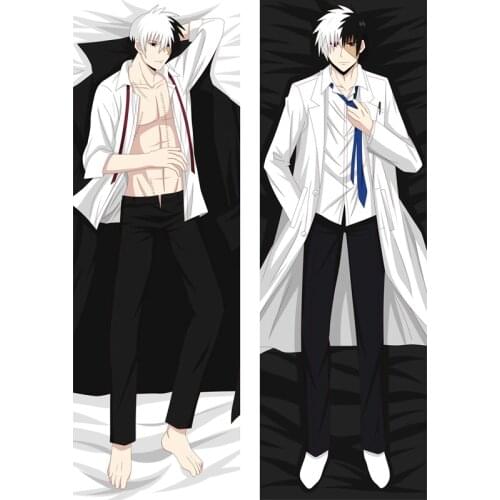 MMF Hot Manga Black Jack Key Roles Pillow Cover Dakimakura Body PillowCase