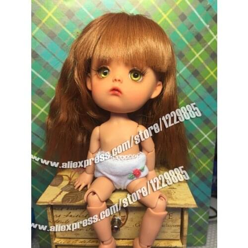 HeHeBJD 1/8 Mong resin figures model reborn big head doll palm doll toys gifts free shpping
