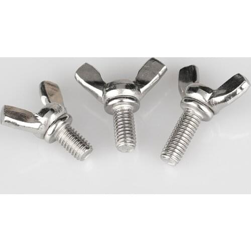 M3 M4 M5 M6 M8 M10 Hand Tighten Screws Butterfly Bolt Wing Thumb Screw Claw 304 Stainless Steel