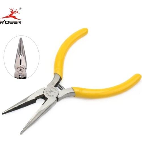 RDEER 5''/125mm Pliers Mini Cutting Pliers Long Nose Crimping Pliers Wire Stripper Multitool Hand Tools