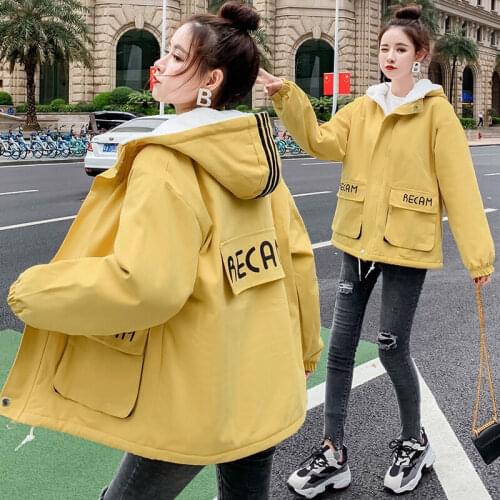 Korean style 2020 girls fashion women winter down coats jackets girls women parkas thick