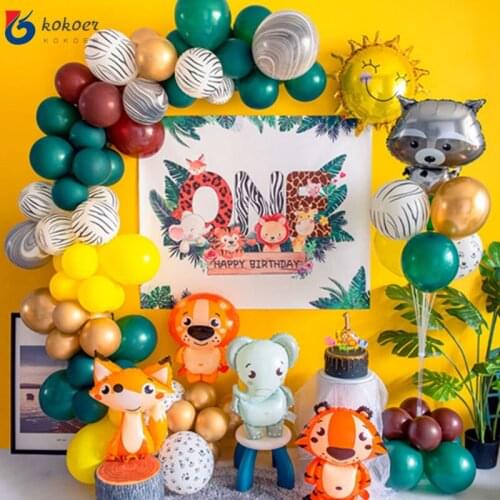 Cartoon Animal Foil Balloons squirrel Ballon Fox Globos Air balloon Birthday party decorations Kids hedgehog Inflatable toys