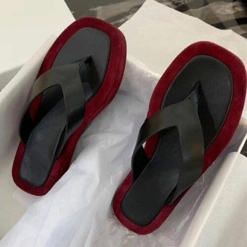 Flip Flops Fashion New Womens Flip Flops Fashion Shoes Comfortable Slippers Flat Shoes Women New Zapatos De Mujer Platform