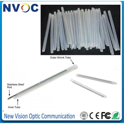 1000pcs/lot 60mm Heat Shrink Sleeve,Ribbon Fiber Optical Cable Fusion Splice Protection Sleeve,Clear Plastic Protective Sleeve