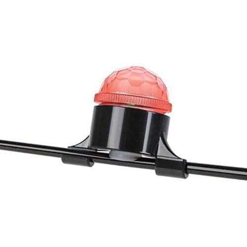 Sea Rod Fishing Alarm Sensor Mini LED Light Night Fishing Bell Light Luminous ligent Flash Alarm Light Induction