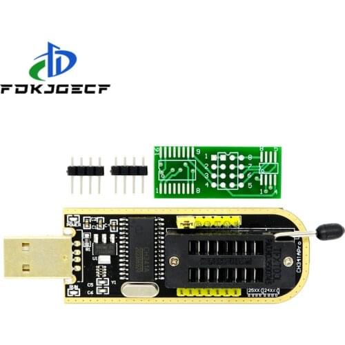 CH341A CH341 24 25 Series EEPROM Flash BIOS USB Programmer with Software & Driver