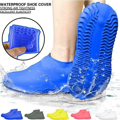 Boots Waterproof Shoe Cover Silicone Material Unisex Shoes Protectors Rain Boots for Indoor Outdoor Rainy Days Reusable