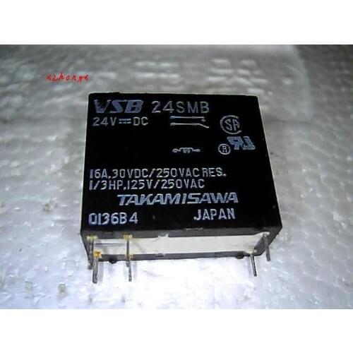VSB-24SMB 24VDC Single Group 16A 6-foot Relay