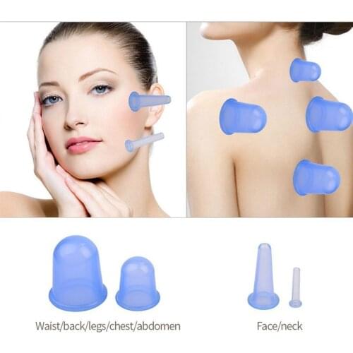 1pcs Silicone Anti Cellulite Cup Vacuum Cupping Body Massager Suction Cups Pain Relief Roller Manual Cupping Acupuncture Therapy