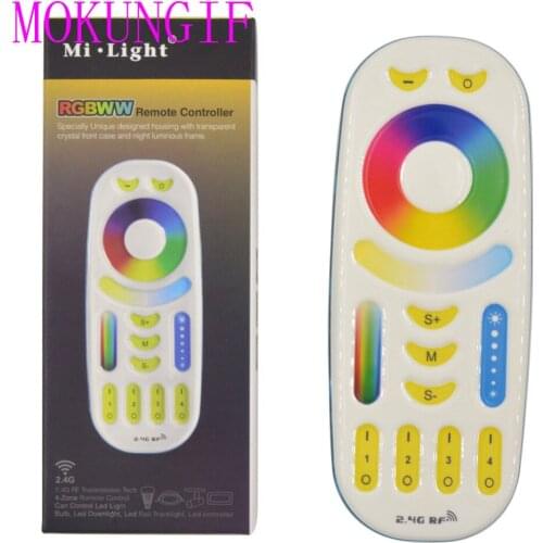 10PCS MI.light 2.4G Hz wifi RGBW RGB White/Warm white Wireless RF LED 12 touch remote Dimmer 12 Touch Remote 12 -24V 24A
