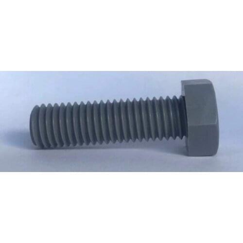 2pcs M16 hex screws hexagon socket bolts pvc plastic male screws polyvinyl chloride material 20mm-200mm length