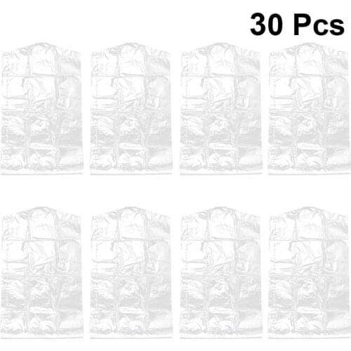 50pcs 60x90cm Clothes Dust Cover Clear Plastic Garment Bags Disposable Dustproof Storage Bags for Home Shop Outdoor