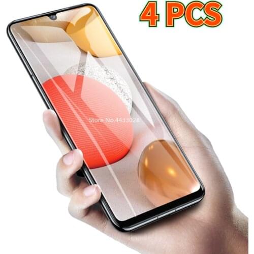 4Pcs Tempered Glass On Samsung Galaxy A12 A11 A42 A60 A30s A21s Screen Protector Protective Glass For Samsung A12 A11 A42 Glass
