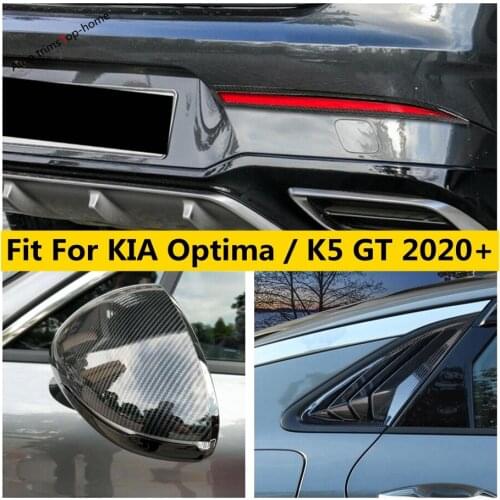 Rear Window Triangle Shutters Rearview Mirror Caps Bumper Fog Light Lamp Cover Trim Accessories For KIA Optima / K5 GT 2020 2021