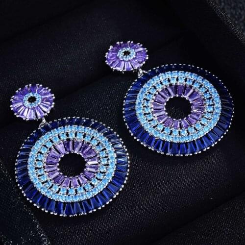 DIWENFU 925 Sterling Silver Womens Earrings Real Natural Amethyst Bizuteria Gemstone for Female Silver 925 Jewelry Drop Earring