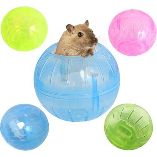 Pet Rodent Mice Hamster Jogging Ball Toy Plastic Fun Jogging Exercise Roll Ball Gerbil Hamster Rat Play Ball Small Pet Play Toys