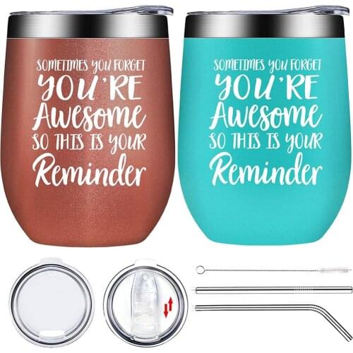 12oz Double-layer Vacuum Flask 304 Stainless Steel Thermos Cup