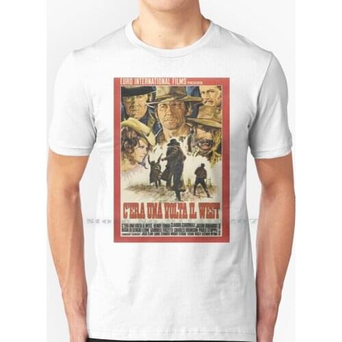 Once Upon A Time In The West T Shirt 100% Pure Cotton Bronson Movie
