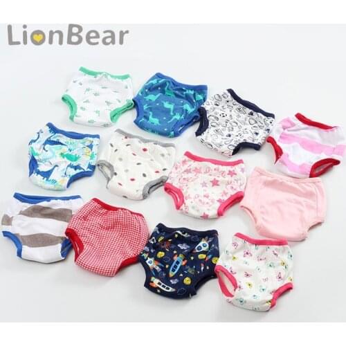 Cotton Reusable Diaper Baby Training Pants Boys Girls Cotton Detachable and Washable Nappy Pants Infants Children Underwear
