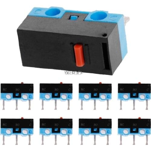 10PCS Button Switch 3Pin Mouse Switch Microswitch For RAZER Logitech G700 Mouse M04 dropship