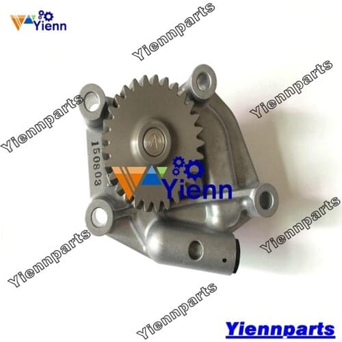 4TNE106T Oil Pump 123900-32001 For Yanmar Excavator Loader Forklift Diesel Engine Parts 4TNE106T-1FH 4TNE106-1FA 4TNE106-1FB