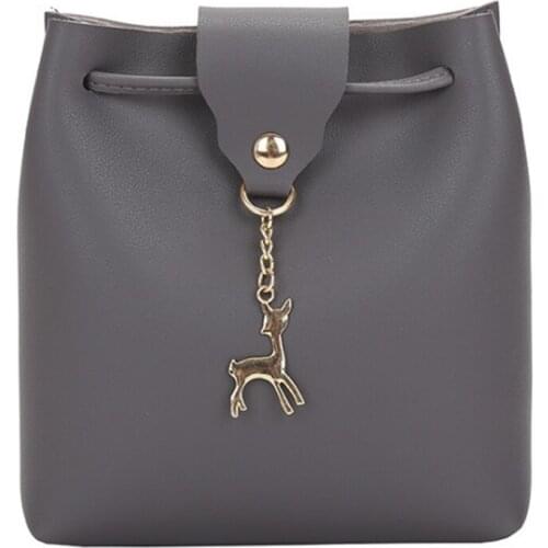 PU Leather Mini Shoulder Bag Fawn Crossbody Messenger Handbag Purse Clutch Bag Solid Crossbody Bags For Women Bags For Women New