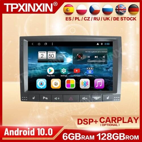 Multimedia Android 10 Player Auto Car Radio Stereo For Volkswagen Touareg 2002 2003 2004 2005 2006-2010 Video Receiver Head Unit