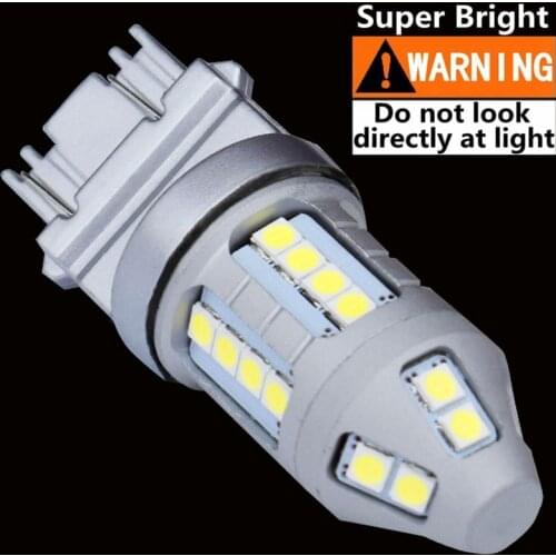 NEW Super Bright T25 3157 3156 3057 P27/7W 30 SMD 3030 LED Auto Brake Lamp Car Daytime Running Light Reverse Bulbs Turn Signals