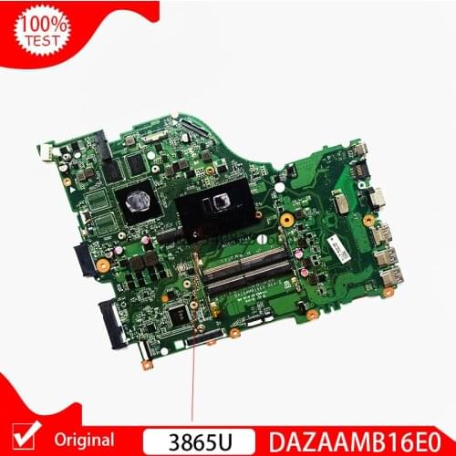 Original NBVEU11004 3865U GT940MX Motherboard for Acer Aspire E5-575G F5-573G DAZAAMB16E0 main board