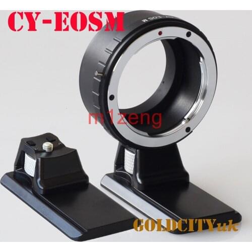 Adapter ring with tripod for Contax/Yashics CY Lens to canon EOSM EOS-M mount EOSM/M2/M3/m5/m6/m50 EF-M Mirrorless Camera
