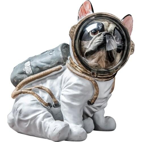 Simple Home Creative Space Dog Model Nordic Lying Space Living Room Crafts Resin Decoration Home Decor Gift