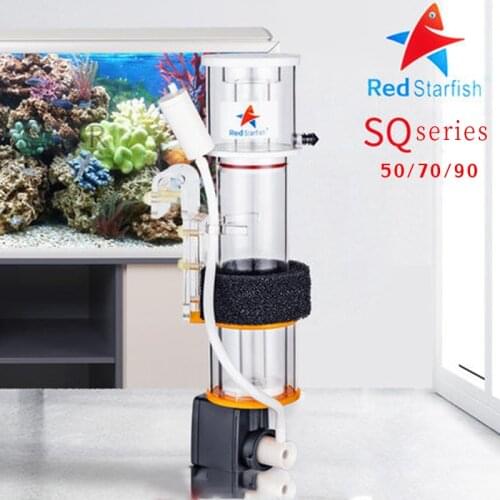 Red StarFish Protein Skimmer Ultra Quiet Protein Separator Nitrogen Device for Saltwater Marine Aquariums SQ-50 SQ-70 SQ-90