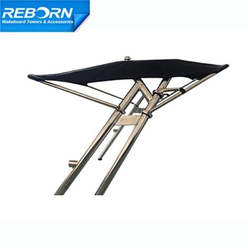 Reborn Pro3 Foldable Tower Bimini Black Canopy 1900V