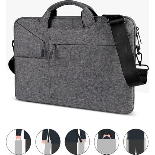Laptop Bag 13.3 15.4 15.6 inch Waterproof Bag Sleeve For Macbook Case M1 Air Pro 13 15 Huawei Shoulder Handbag Briefcase