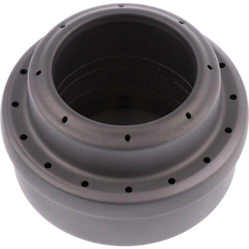 Ultralight Titanium Alcohol Stove Spirit Stove Burner Alcohol Heater 80ml OutdoorHiking Picnic Cooking Gear