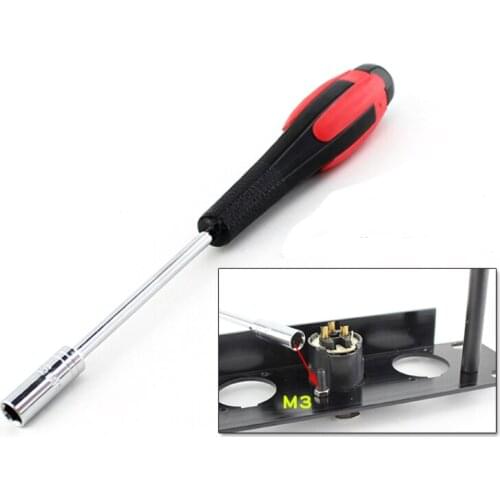 1Pcs 5.5mm outer hexagonal long sleeve screwdriver 86 panel jumper board rack batch installation tool