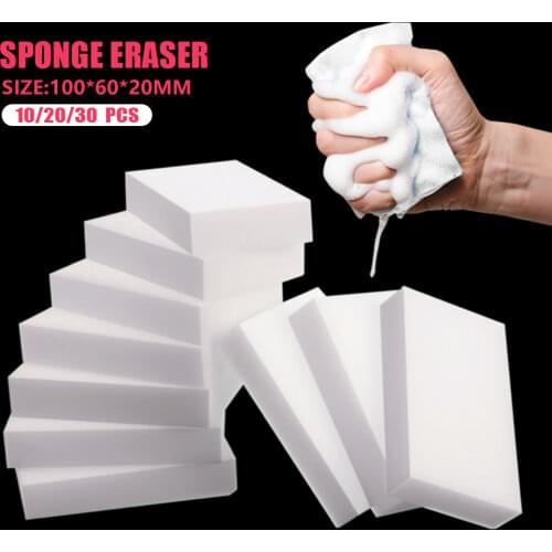 20/50/100 pcs Melamine Sponge Magic Sponge Eraser Kitchen Melamine Sponge Cleaner Cleaning Sponge for Office Bathroom Tools