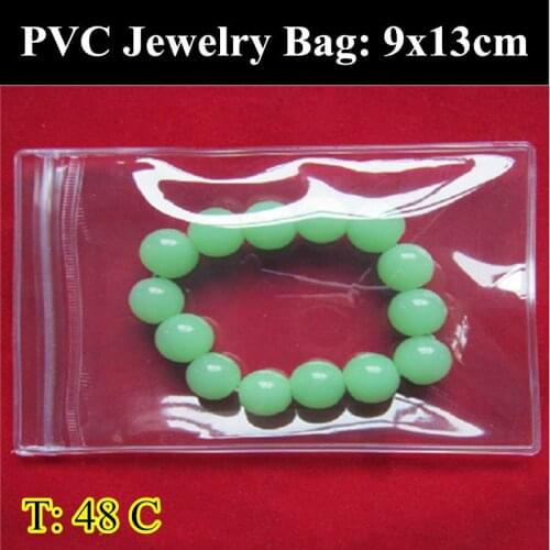 100pcs/lot 9cm*13cm 0.48mm Thickness Self Adhesive Seal Plastic Bags,Resealable Retail Bages,Jewelry/Rings/Earrings Bages