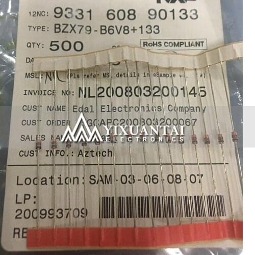 100PCS/LOT Free Shipping! 100% New Original BZX79-B15 BZX79-B20 BZX79-B24 BZX79-B3V9 DO35