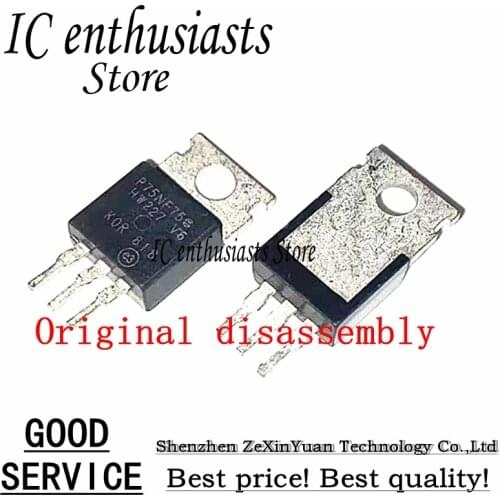 30PCS-200PCS STP75NF75 STP75N75 P75NF75 75NF75 75N75 - MOSFET N-CH 75V 80A 300W TO-220-3(TO-220AB)