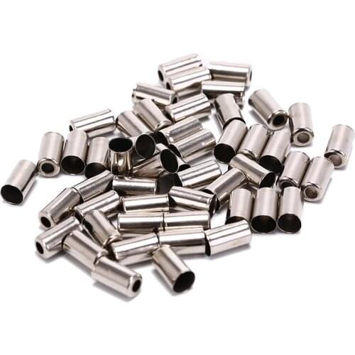 50Pcs Derailleur Shifter Cable End Caps Silver Metal Bicycle Part Bike Cable Caps Bicycle Accessories Bike Brake