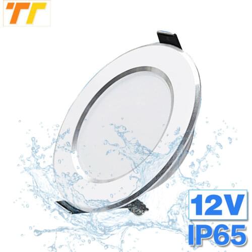 AC/DC 12V 110V Led Downlight 5W 7W 9W 12W 15W 18W Ceiling Recessed Grid Downlights Round Lamp