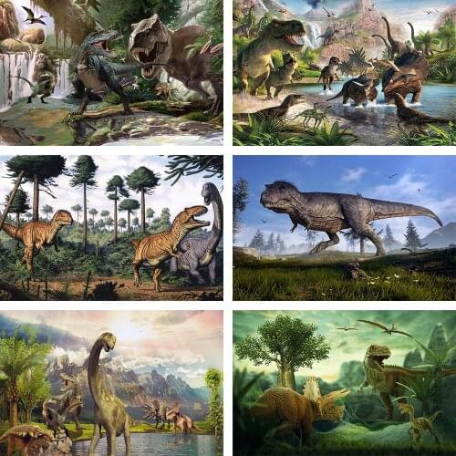 Avezano Dinosaur Backdrop Jurassic World Jungle Forest Birthday Newborn Photography Backgrounds Photo Studio Photocall Photozone
