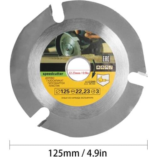125mm 3T Circular Saw Blade Multitool Grinder Saw Disc Carbide Tipped Wood Cutting Disc Carving Disc Blades for Angle Grinders