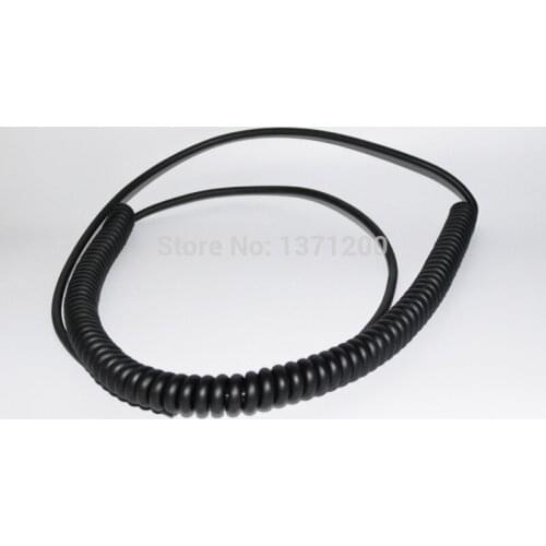 CNC Electronic Handwheel Spring Wire Cable Manual Pulse Generator 19 Core Black 3M , CNC hand wheel